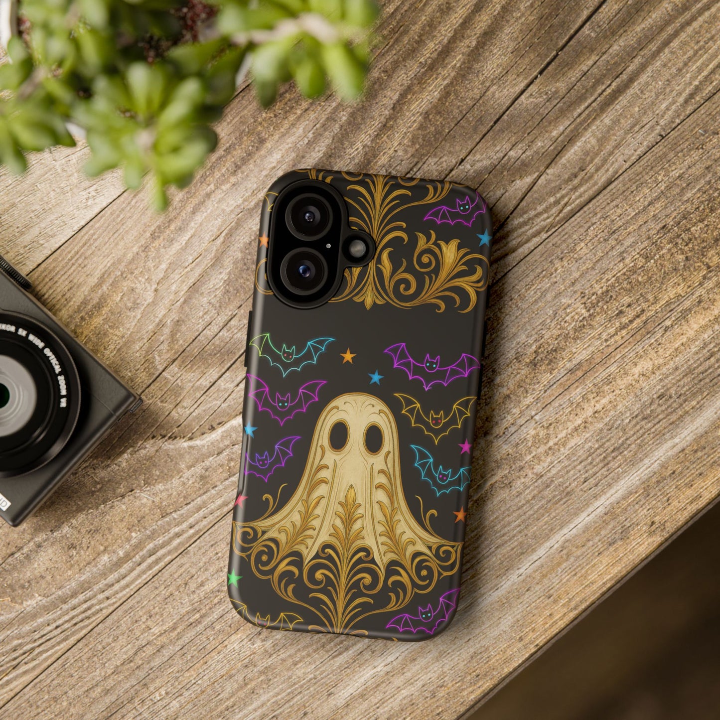 Ghost Phone Cases With Tiny Bats