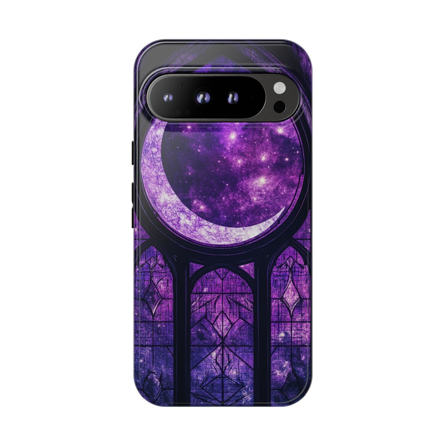 Purple Gothic Stained Glass Phone Cases