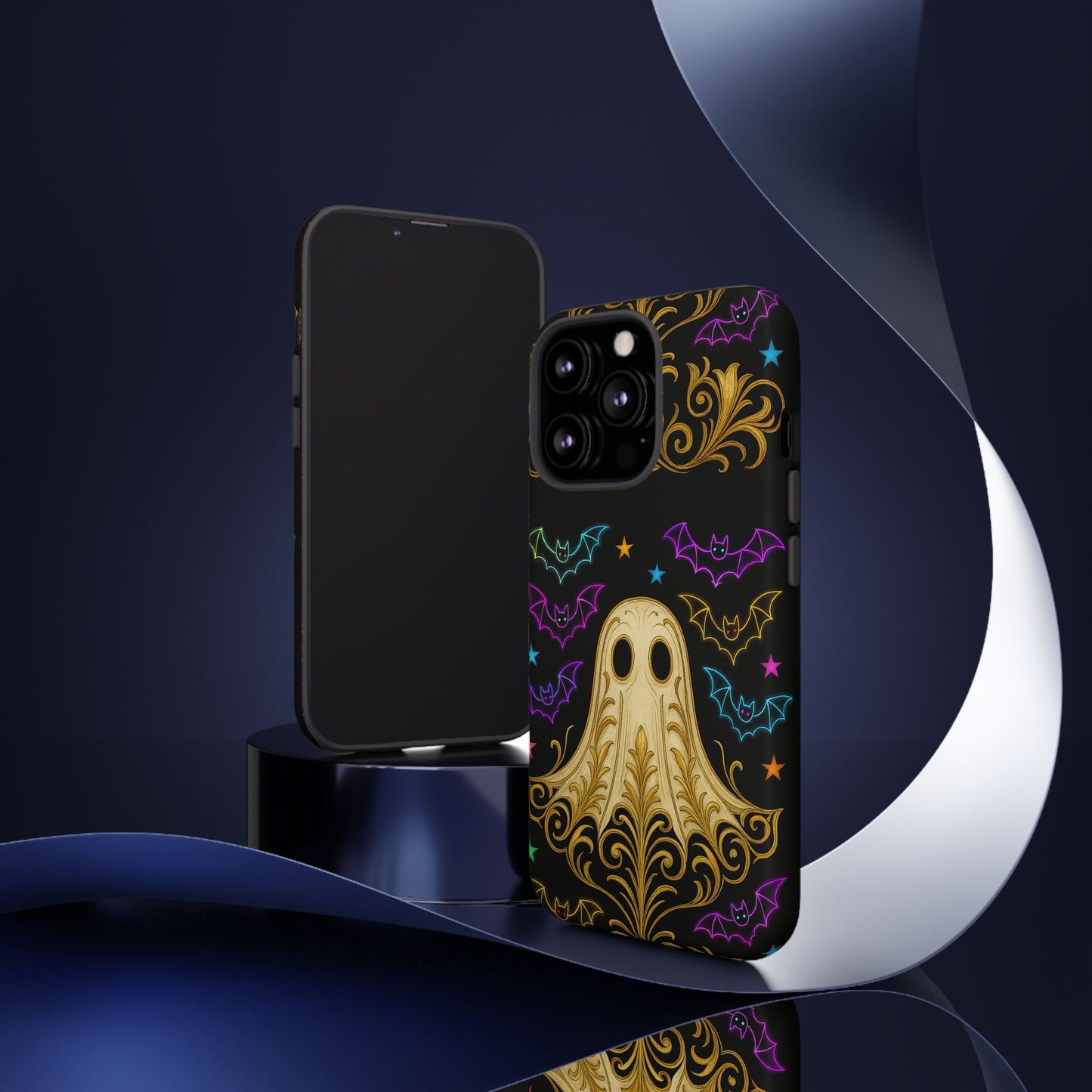 Ghost Phone Cases With Tiny Bats