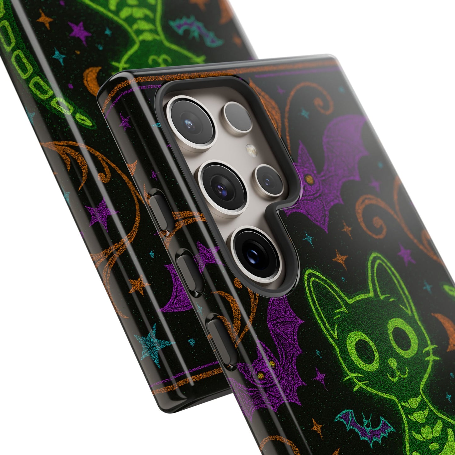 Skeleton Cat Phone Case