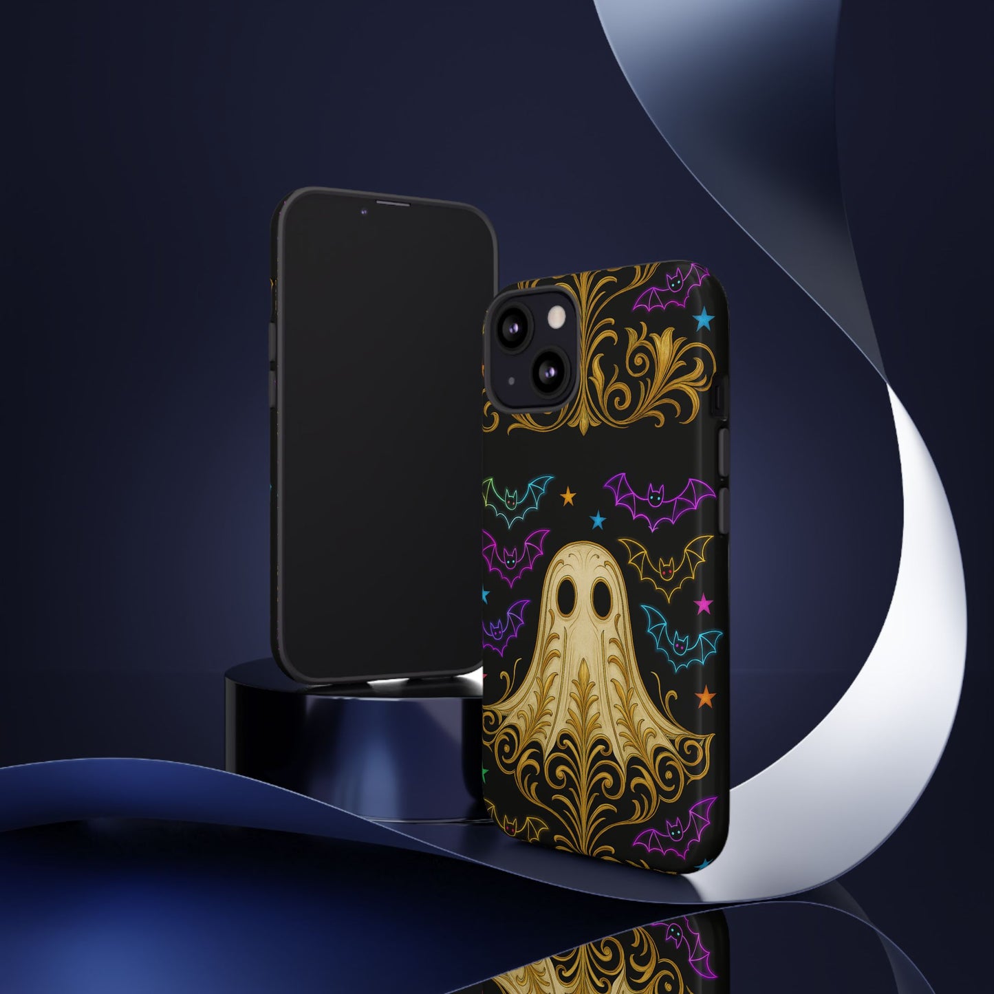 Ghost Phone Cases With Tiny Bats