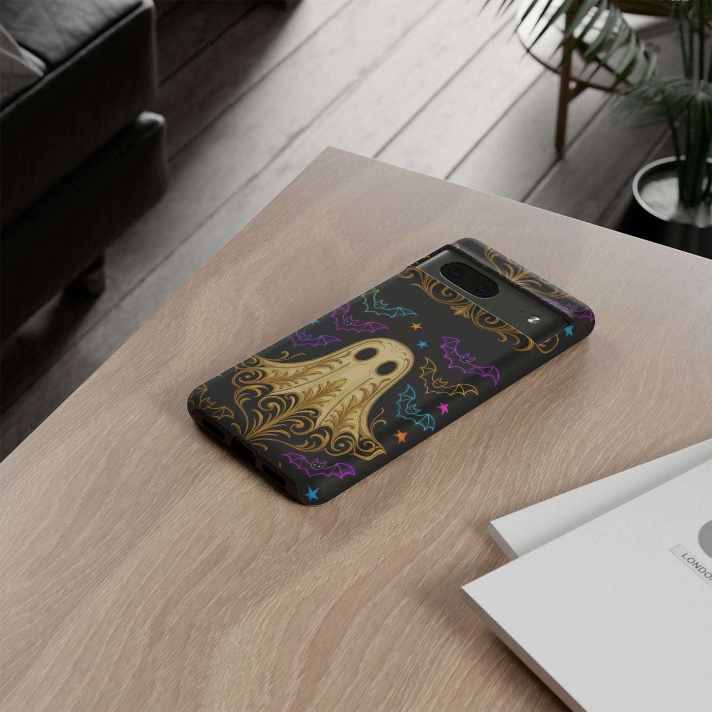 Ghost Phone Cases With Tiny Bats