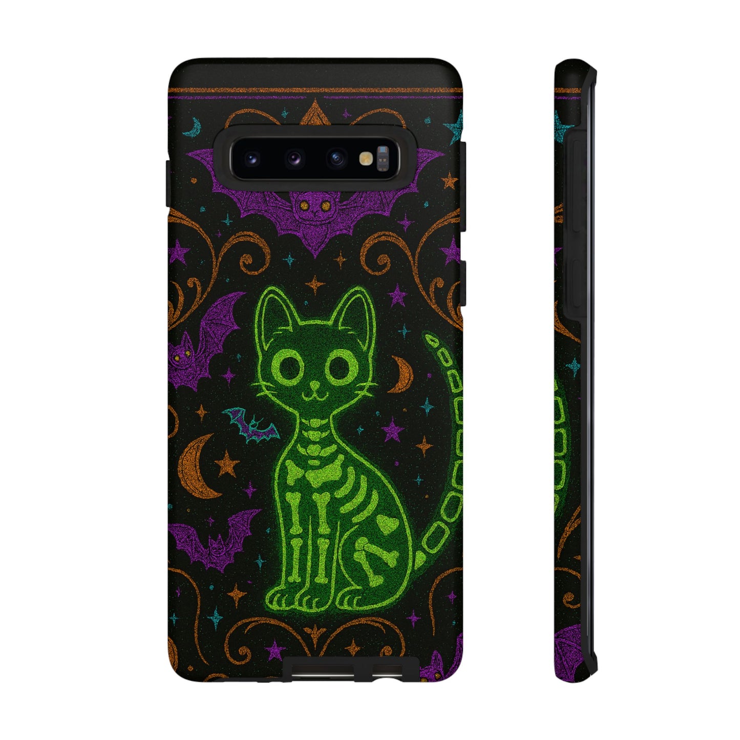Skeleton Cat Phone Case