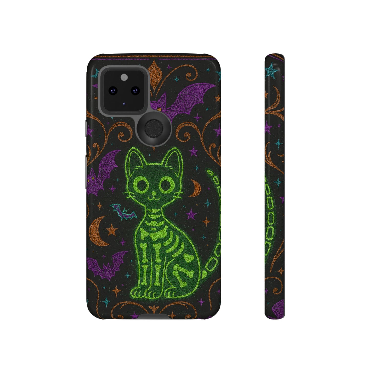 Skeleton Cat Phone Case
