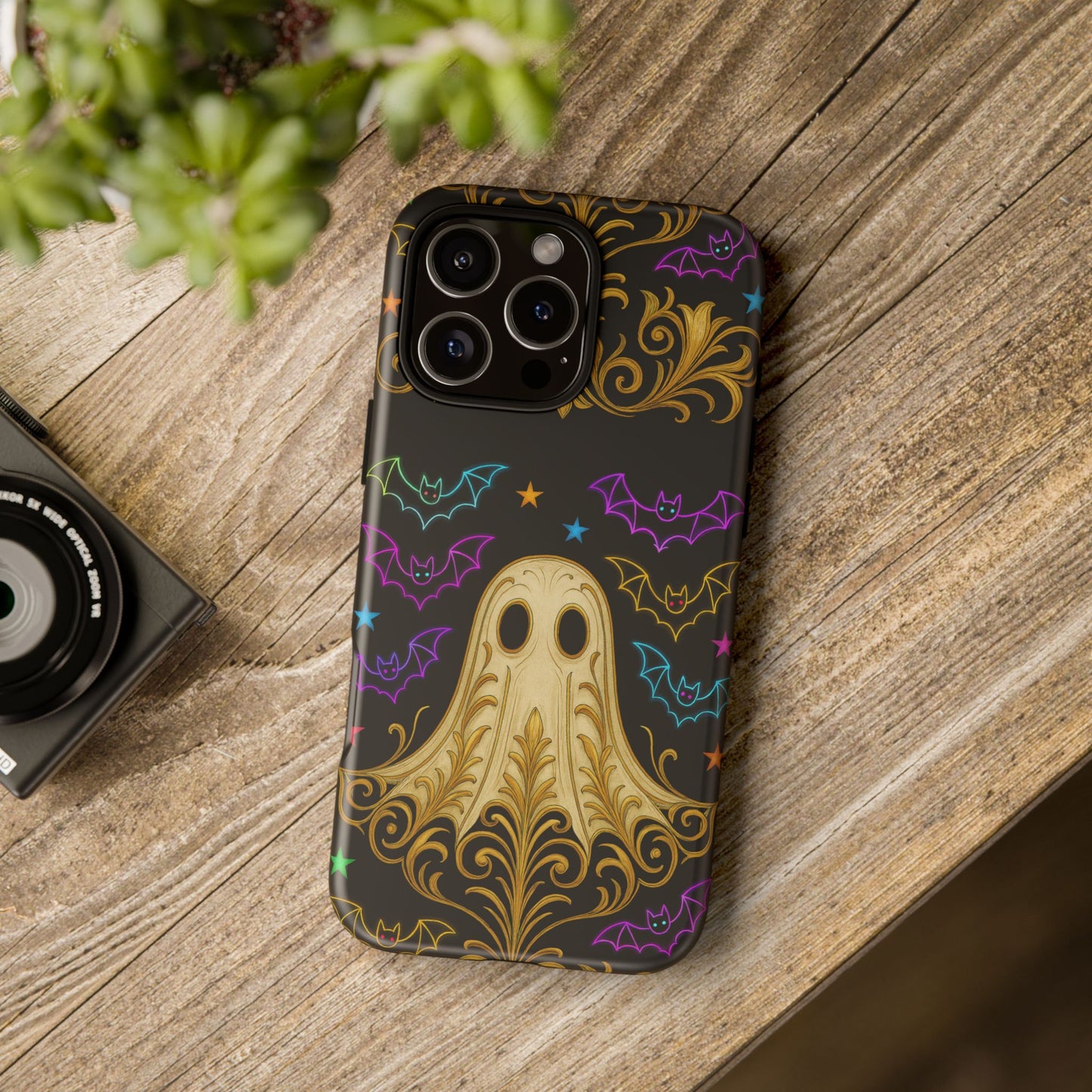 Ghost Phone Cases With Tiny Bats