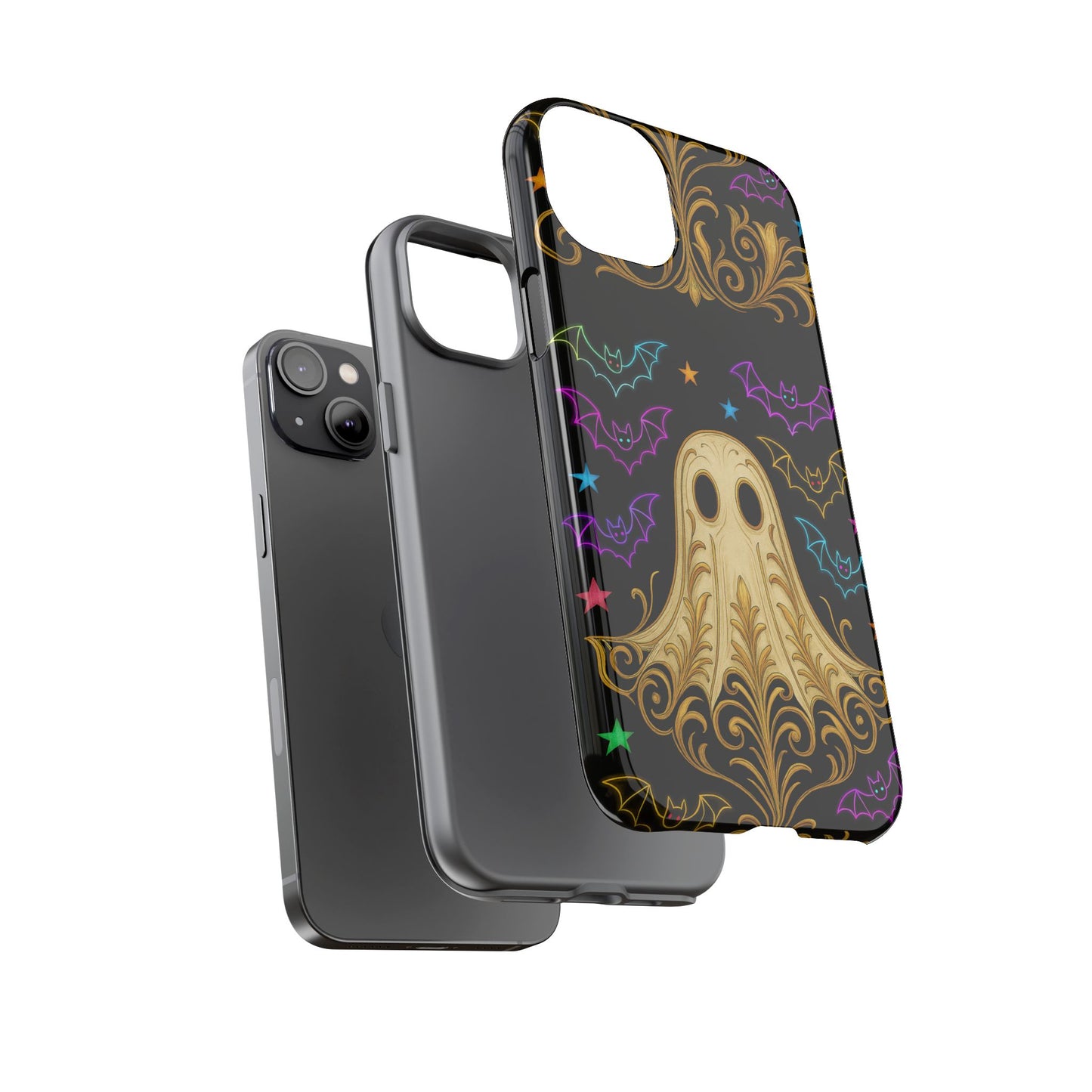 Ghost Phone Cases With Tiny Bats
