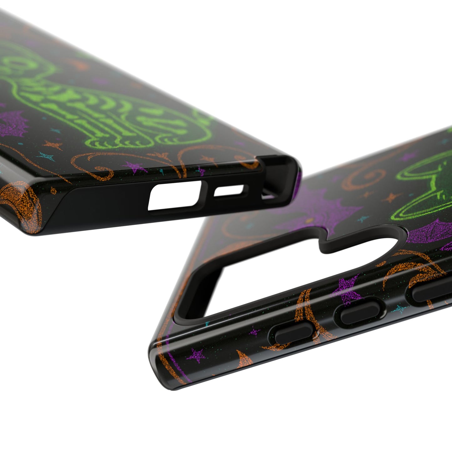 Skeleton Cat Phone Case