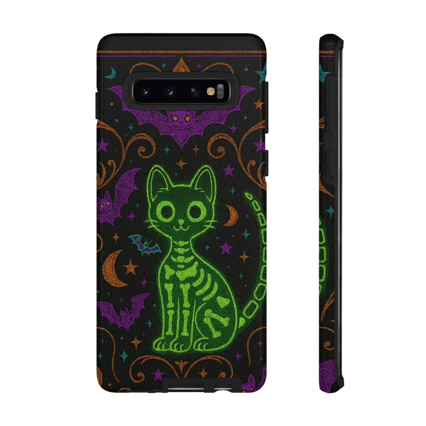 Skeleton Cat Phone Case