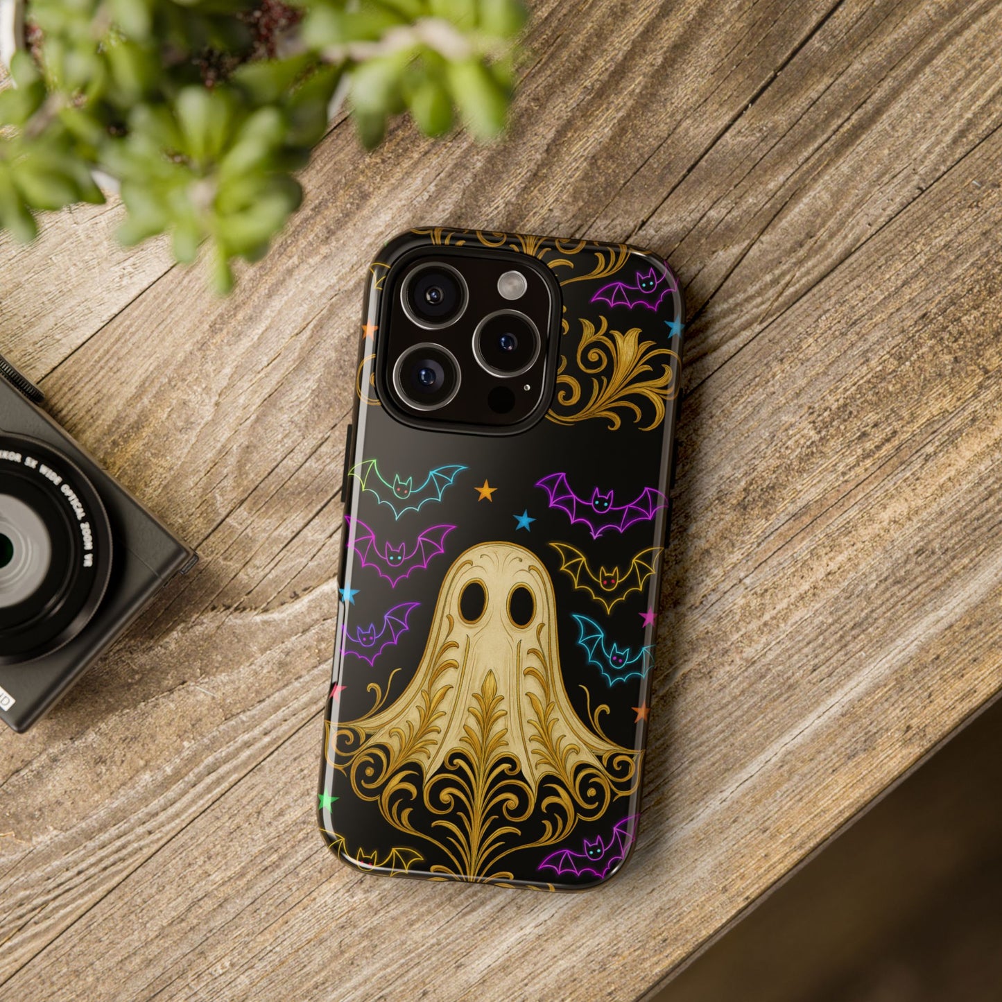 Ghost Phone Cases With Tiny Bats