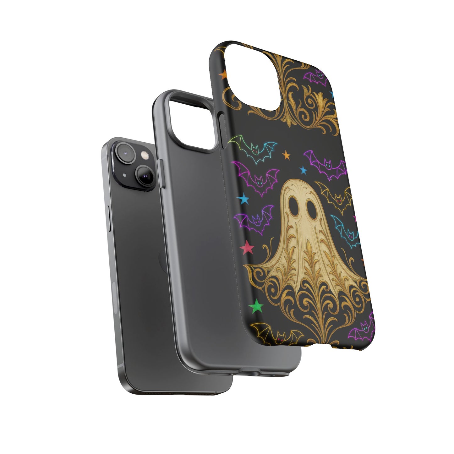 Ghost Phone Cases With Tiny Bats