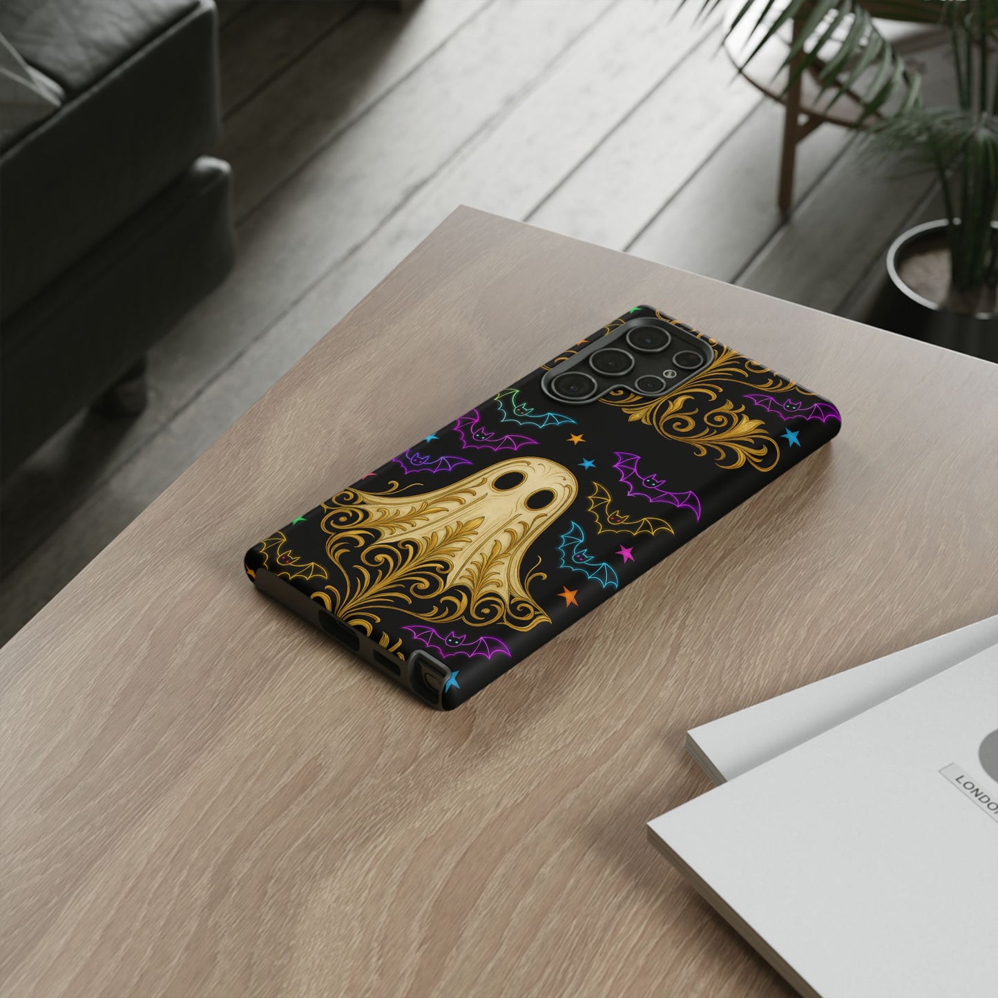 Ghost Phone Cases With Tiny Bats