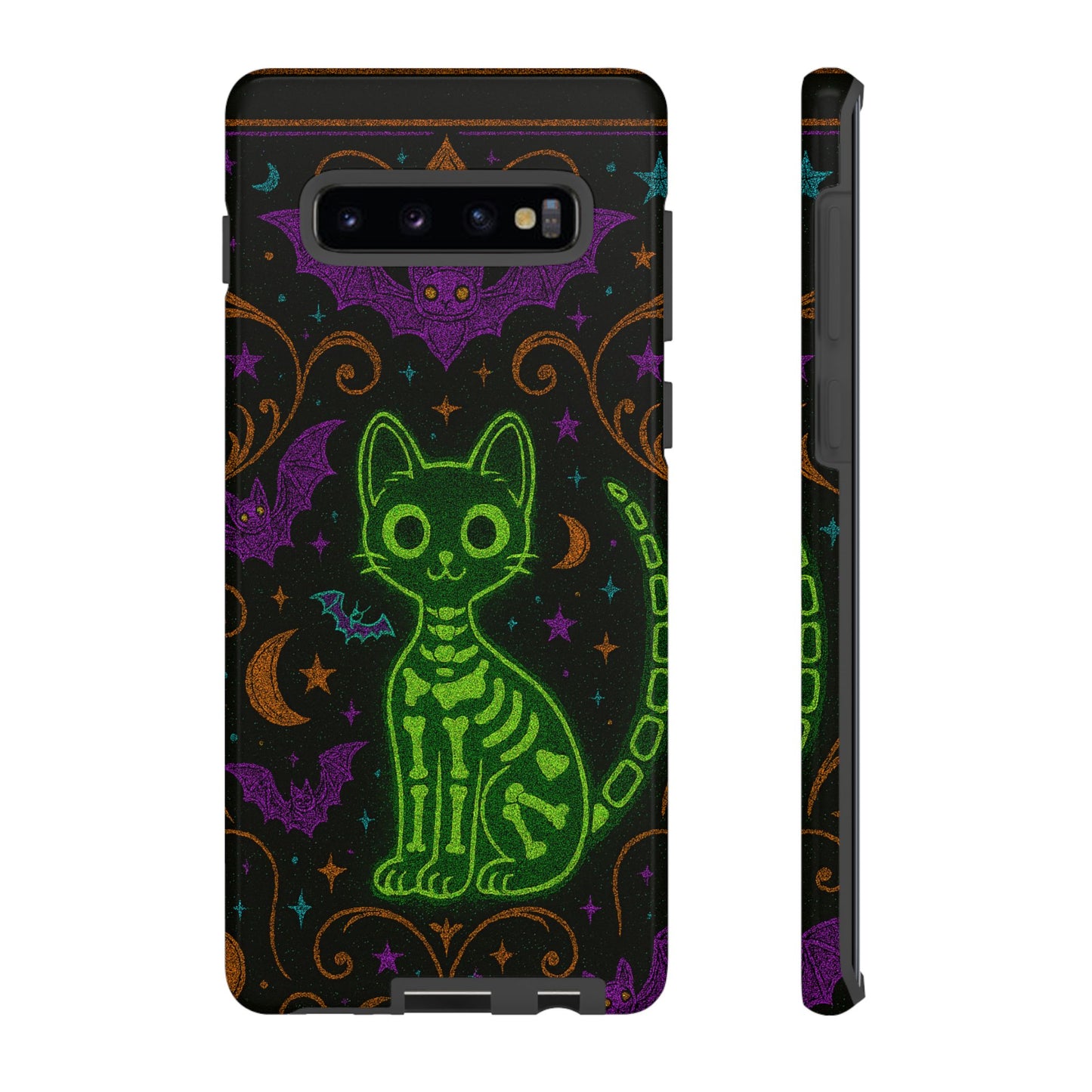 Skeleton Cat Phone Case