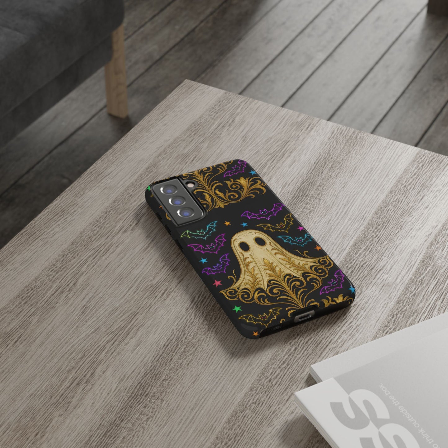 Ghost Phone Cases With Tiny Bats