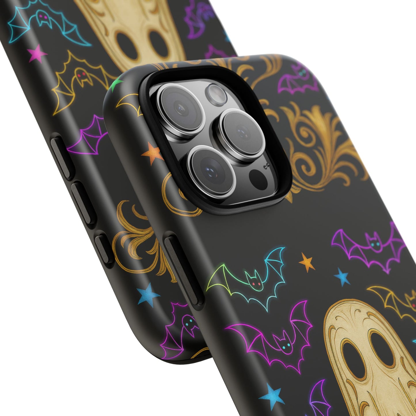 Ghost Phone Cases With Tiny Bats