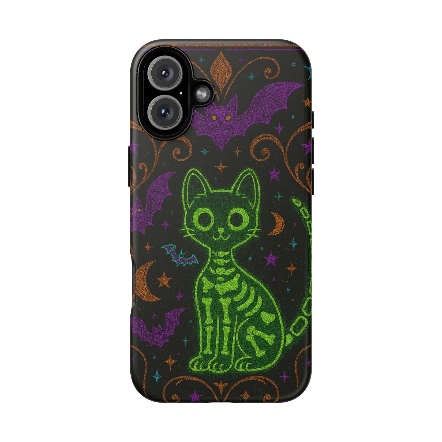 Skeleton Cat Phone Case