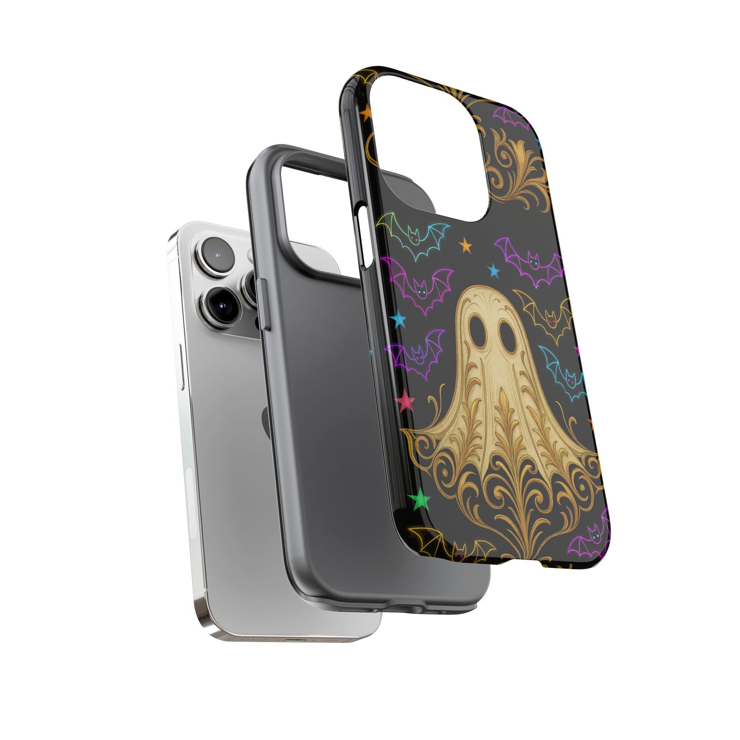 Ghost Phone Cases With Tiny Bats
