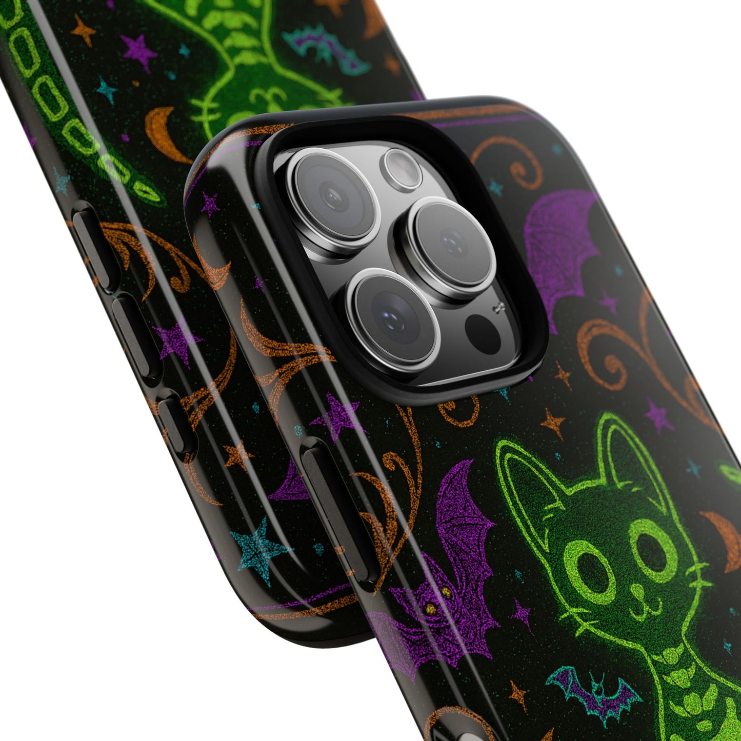 Skeleton Cat Phone Case