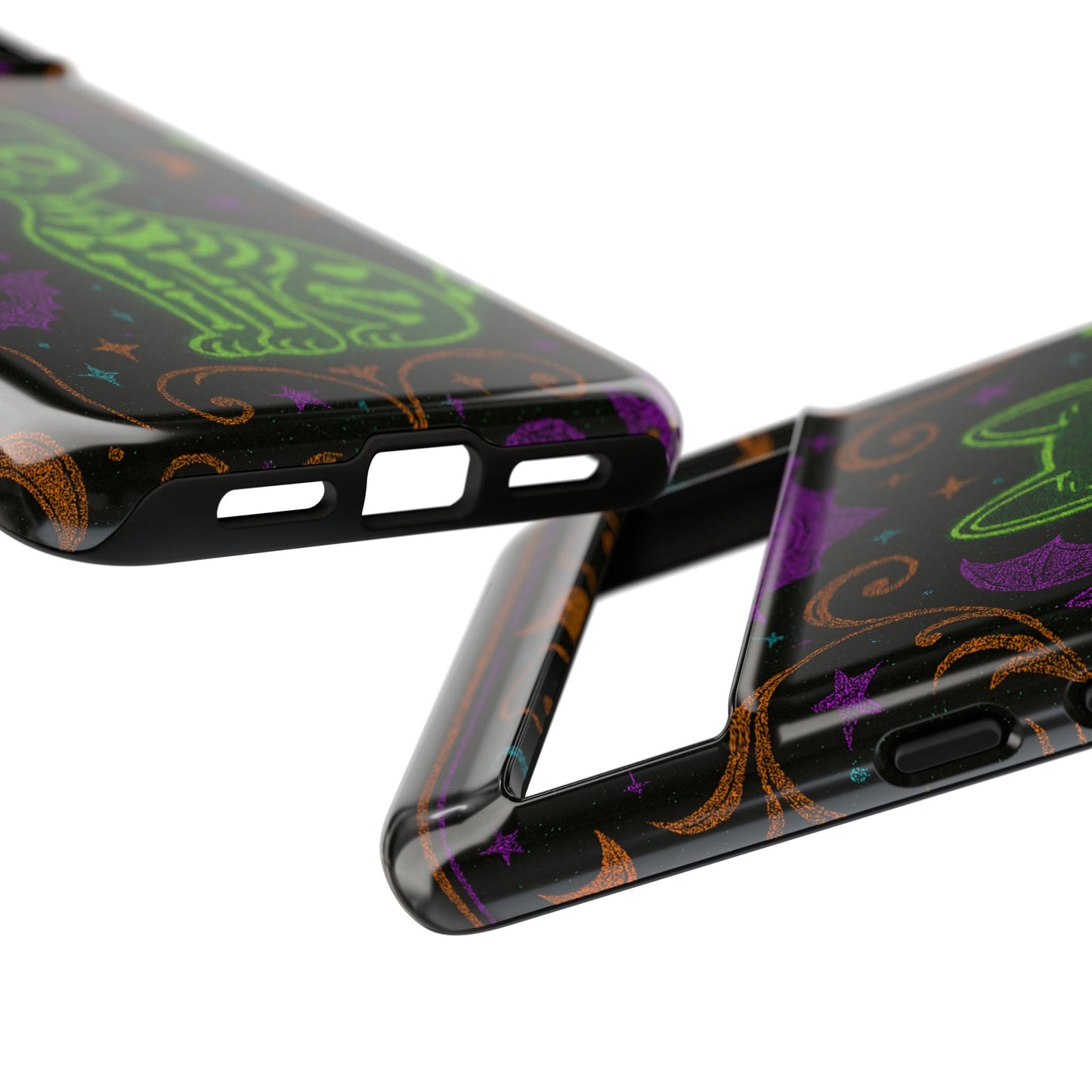 Skeleton Cat Phone Case