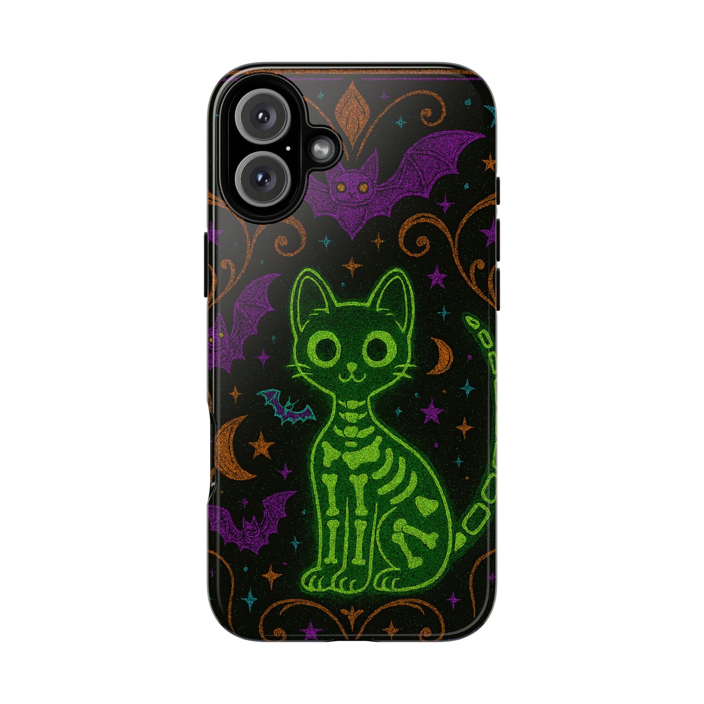 Skeleton Cat Phone Case