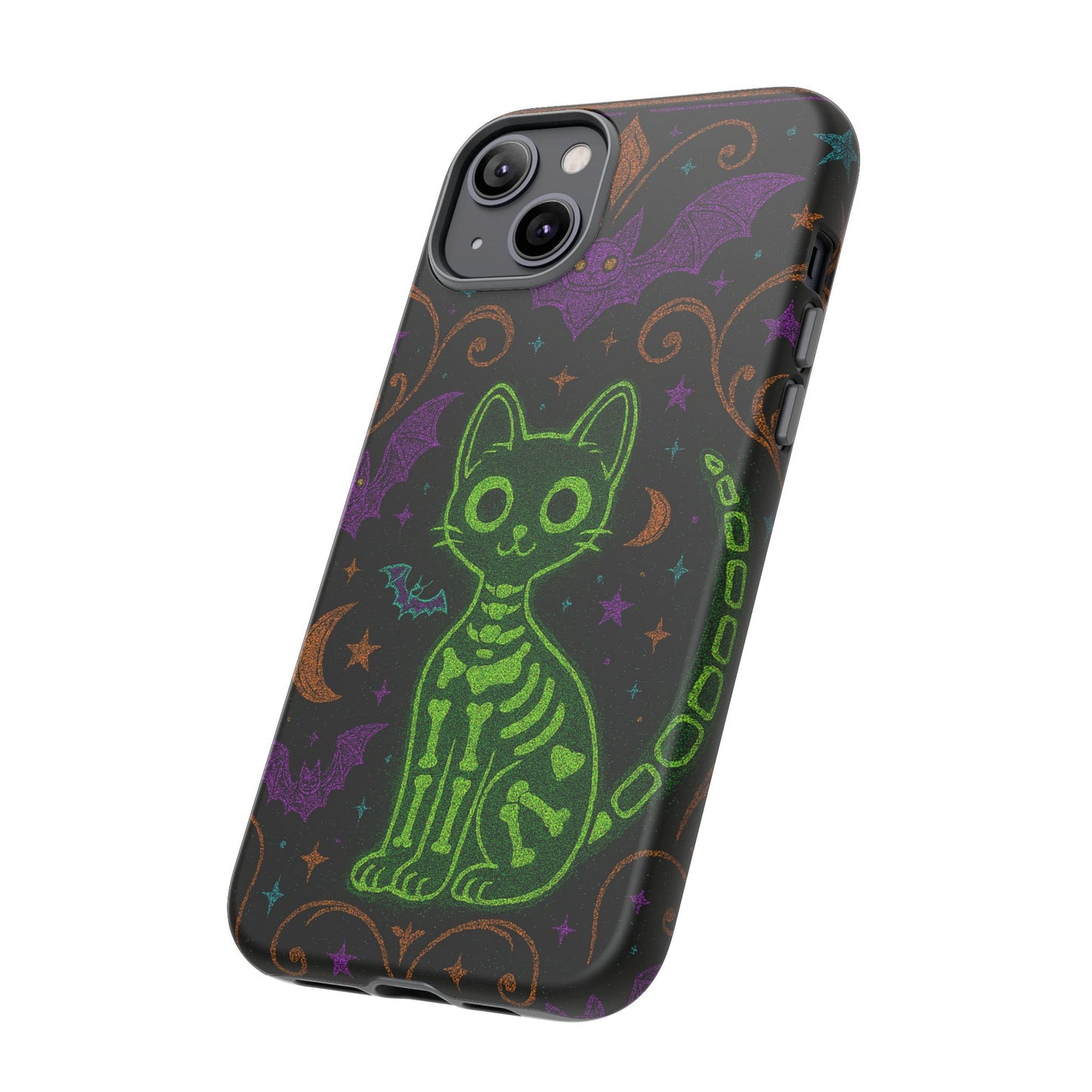 Skeleton Cat Phone Case
