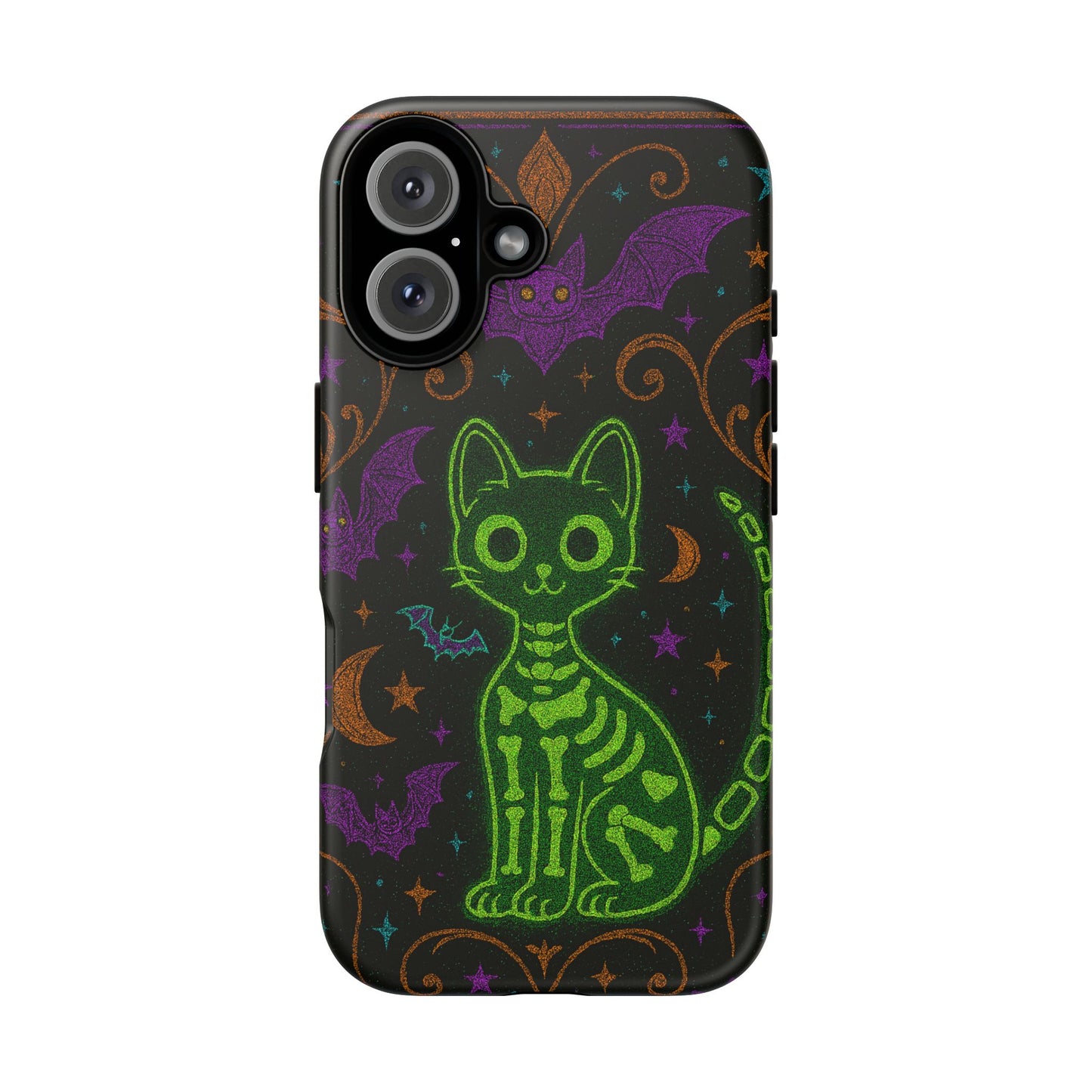 Skeleton Cat Phone Case