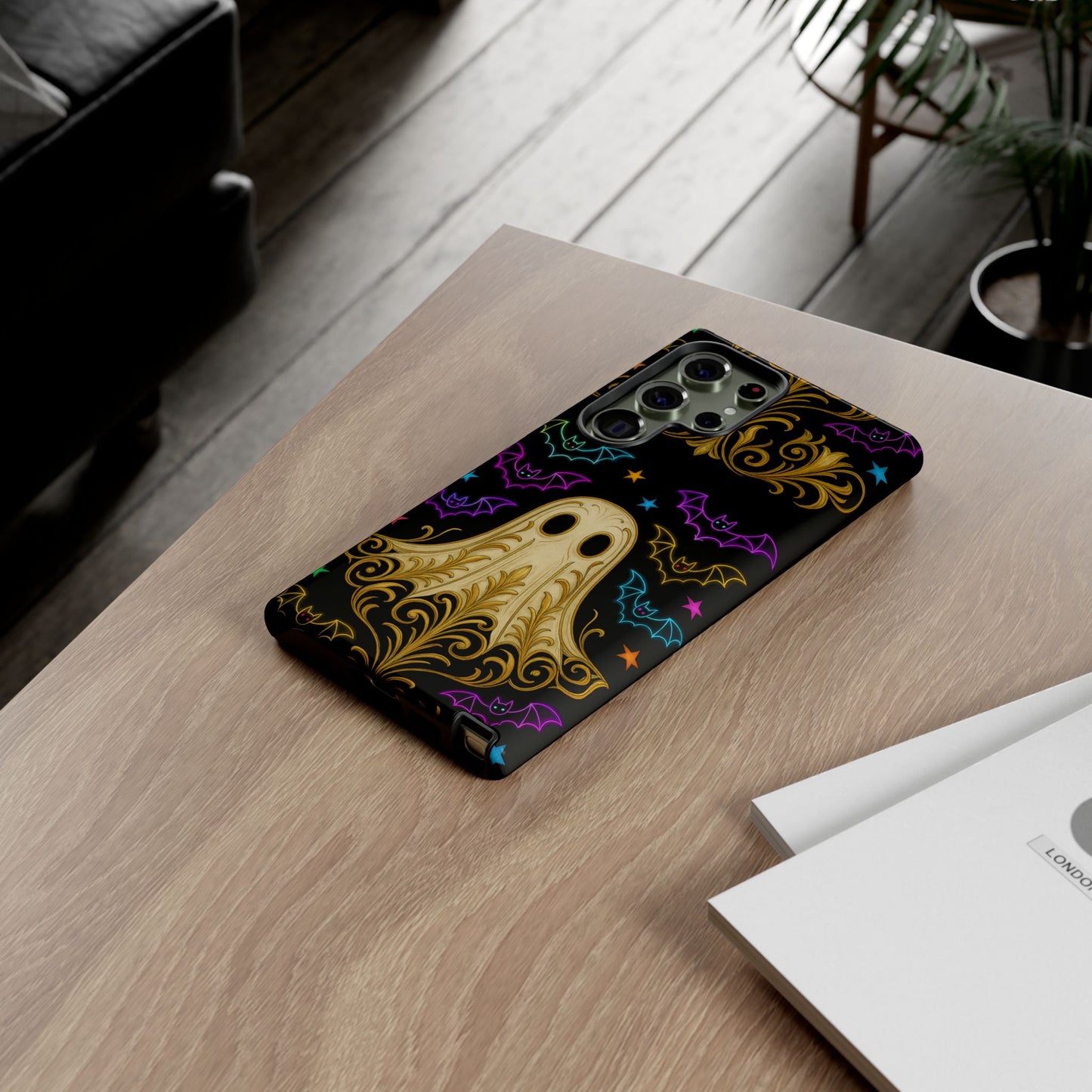 Ghost Phone Cases With Tiny Bats