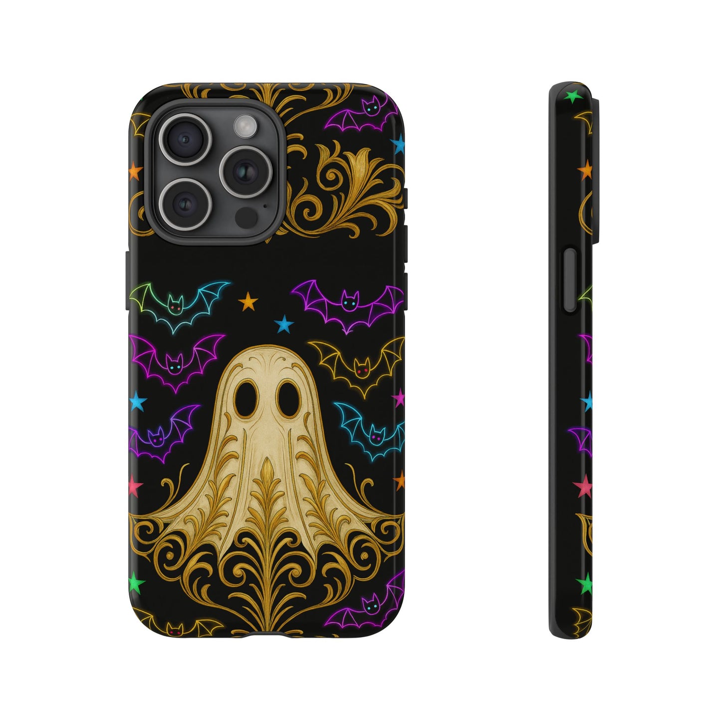 Ghost Phone Cases With Tiny Bats