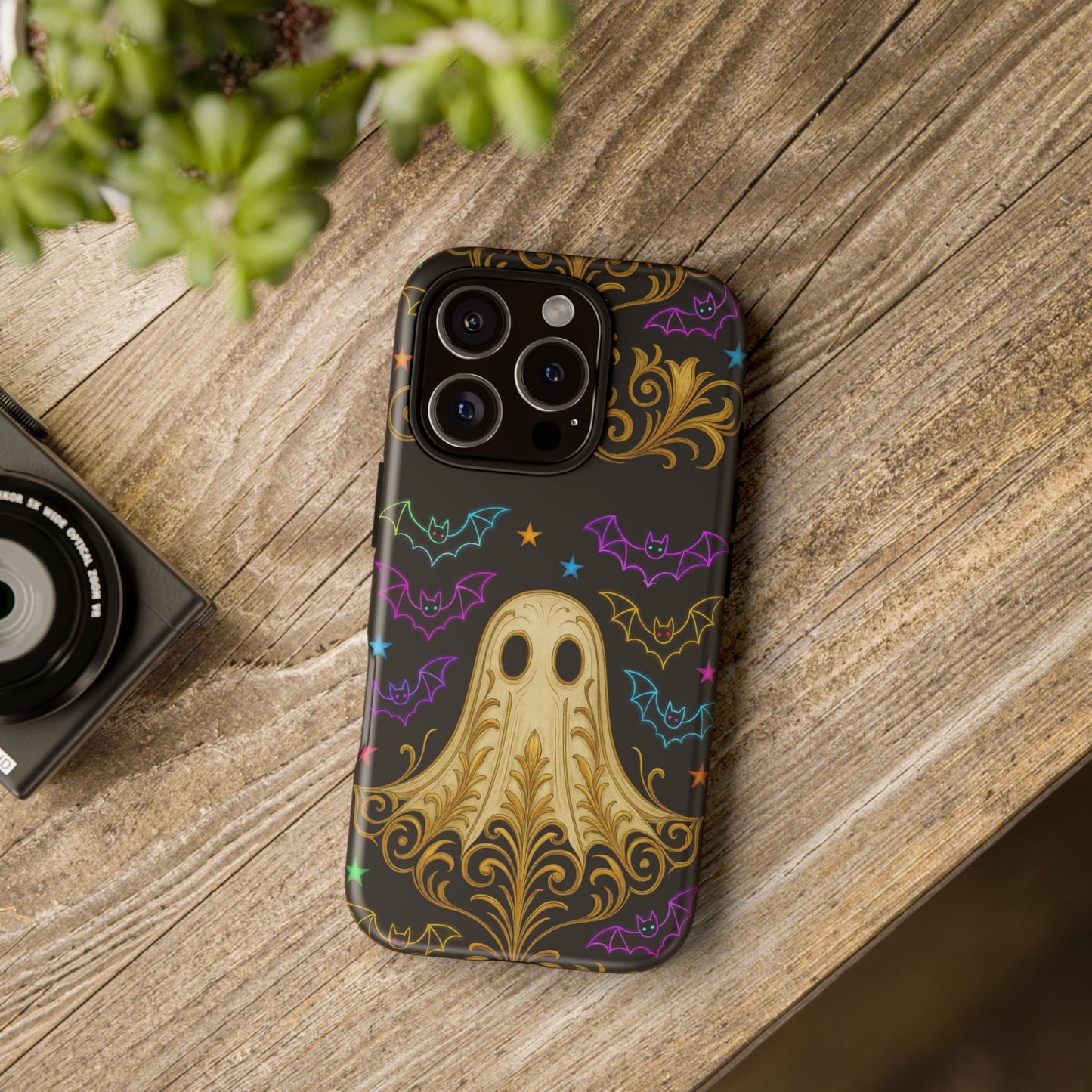 Ghost Phone Cases With Tiny Bats