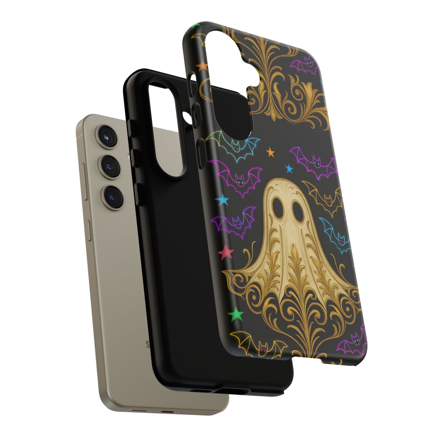 Ghost Phone Cases With Tiny Bats