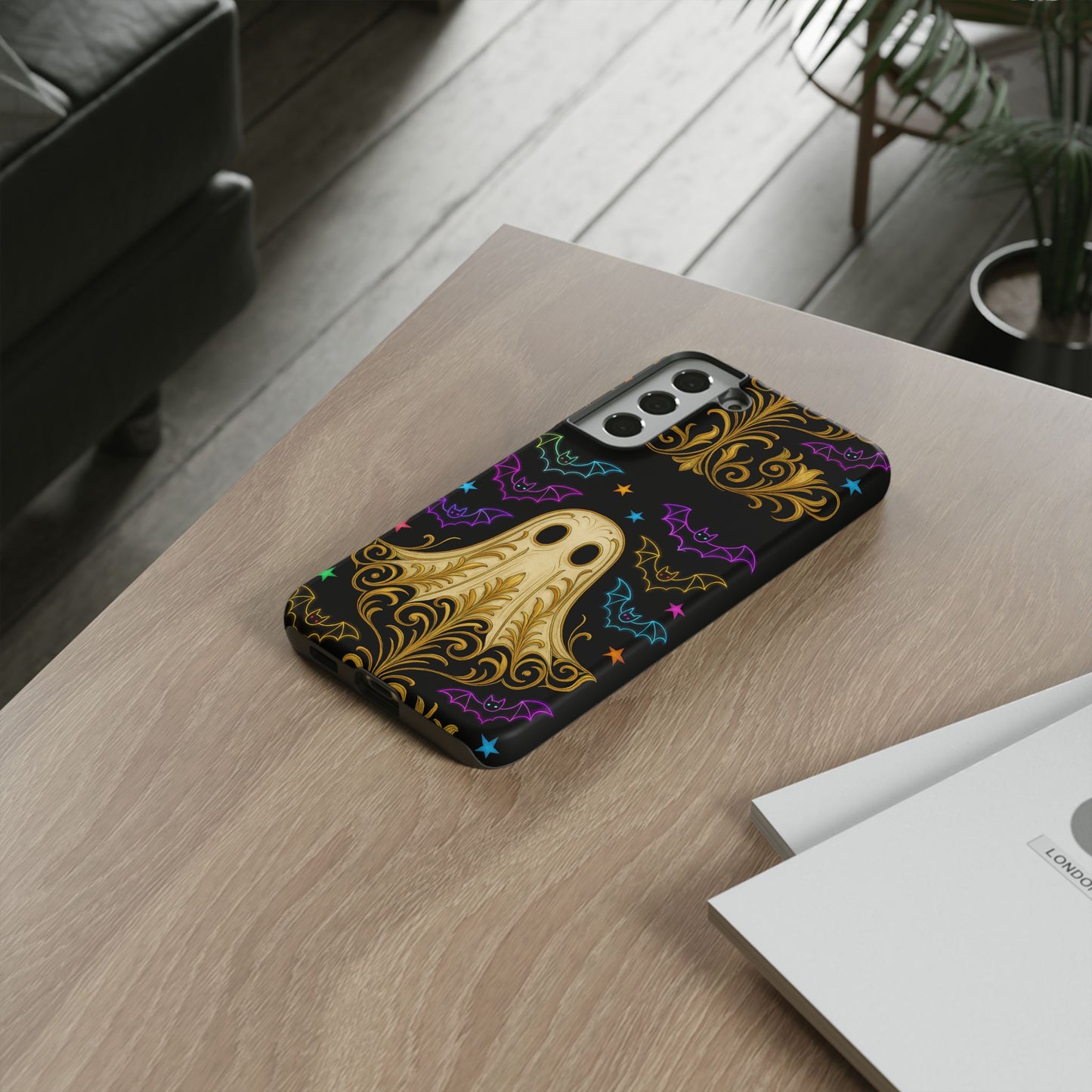 Ghost Phone Cases With Tiny Bats