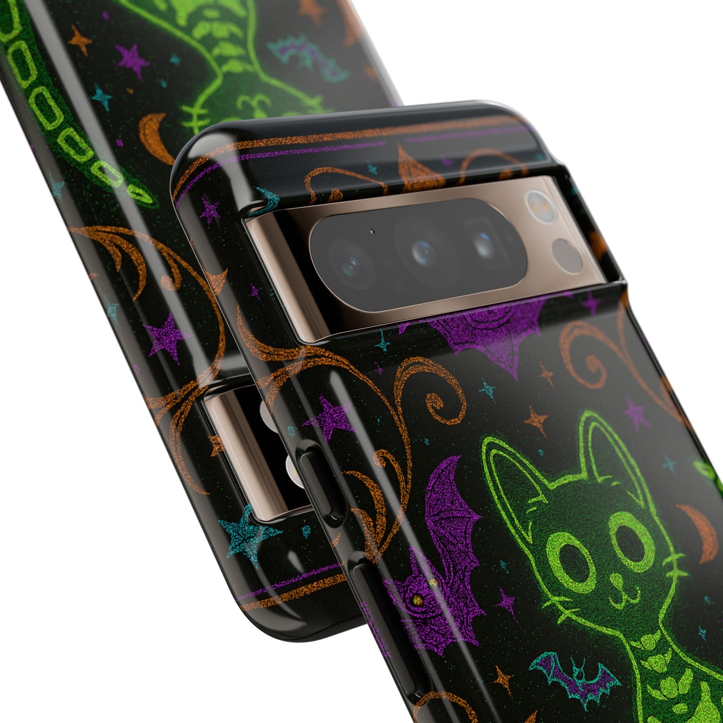Skeleton Cat Phone Case