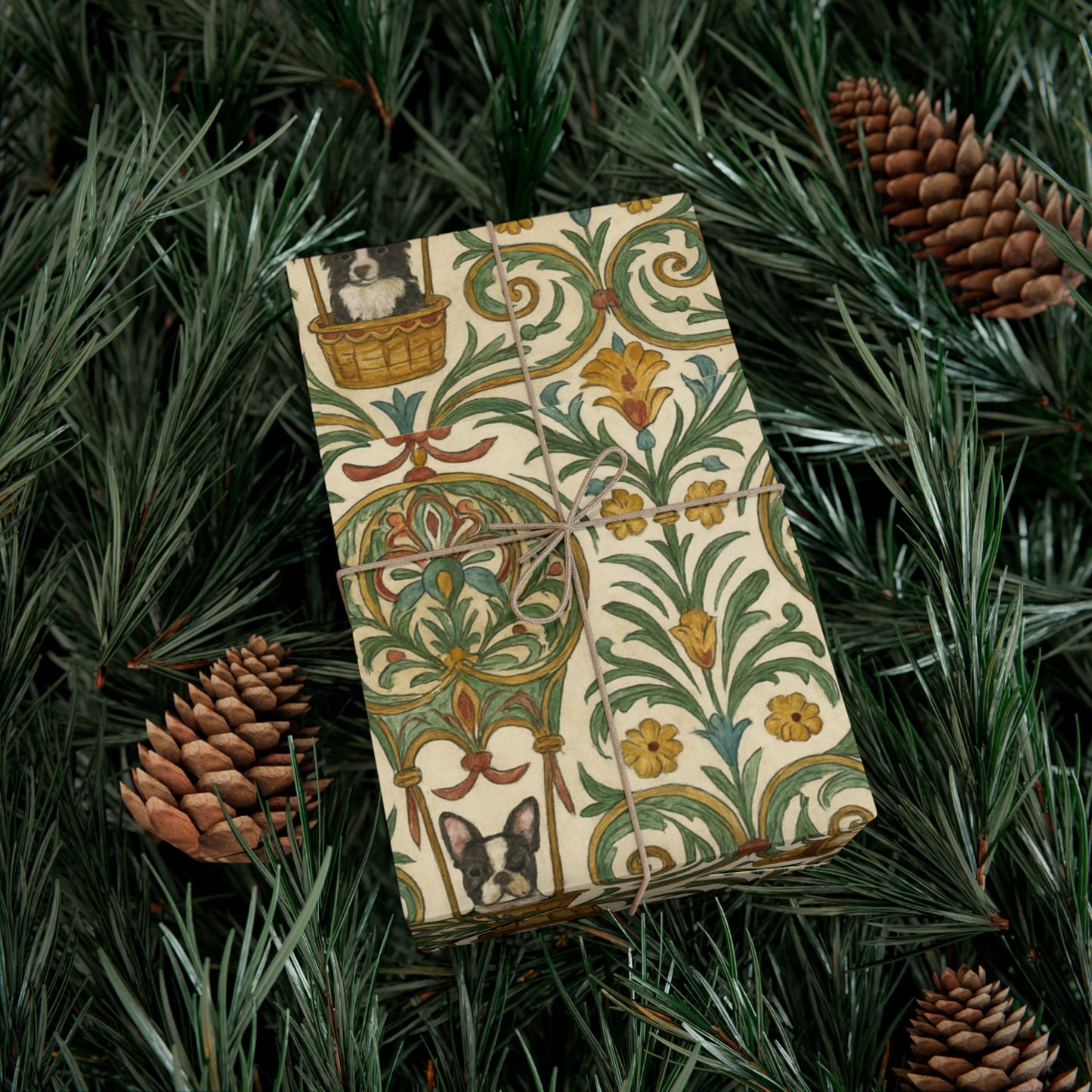 Dogs in Hot Air Balloons - Gift Wrapping Paper