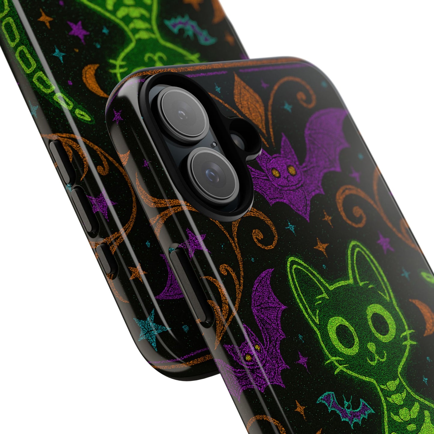 Skeleton Cat Phone Case