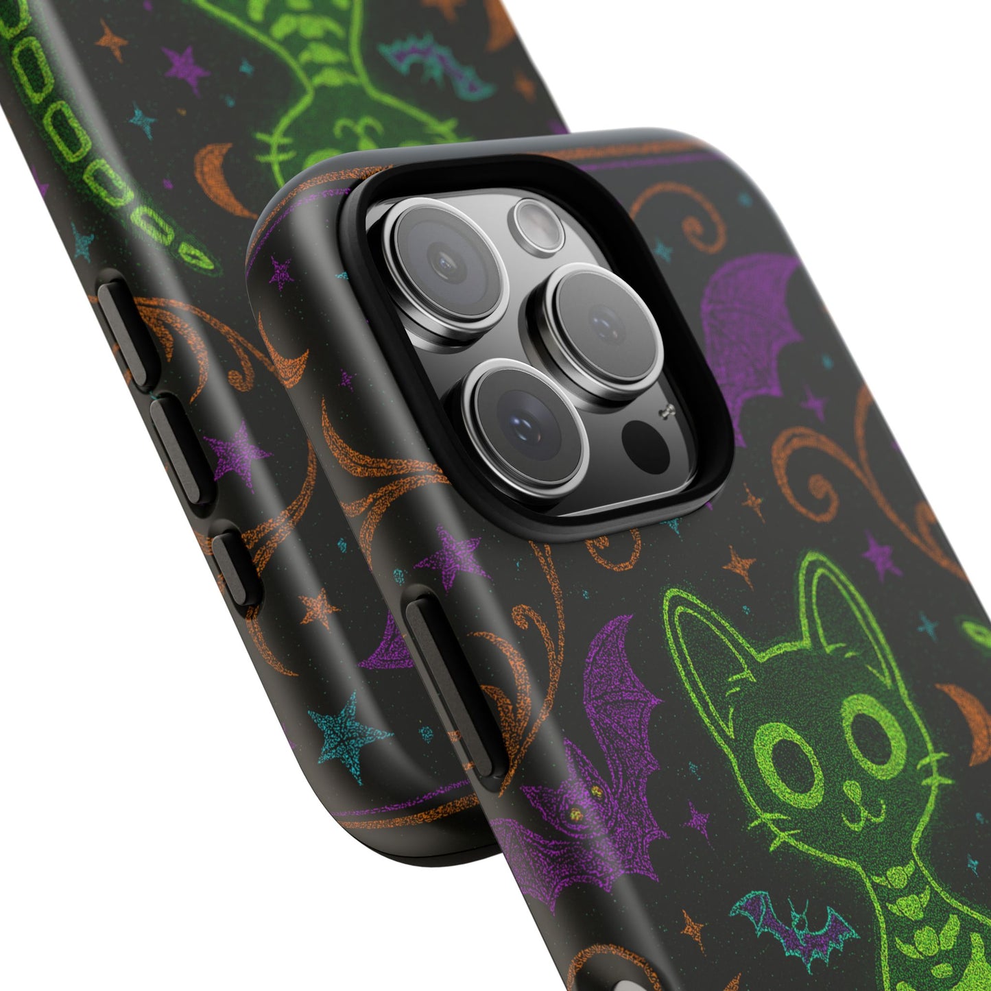 Skeleton Cat Phone Case