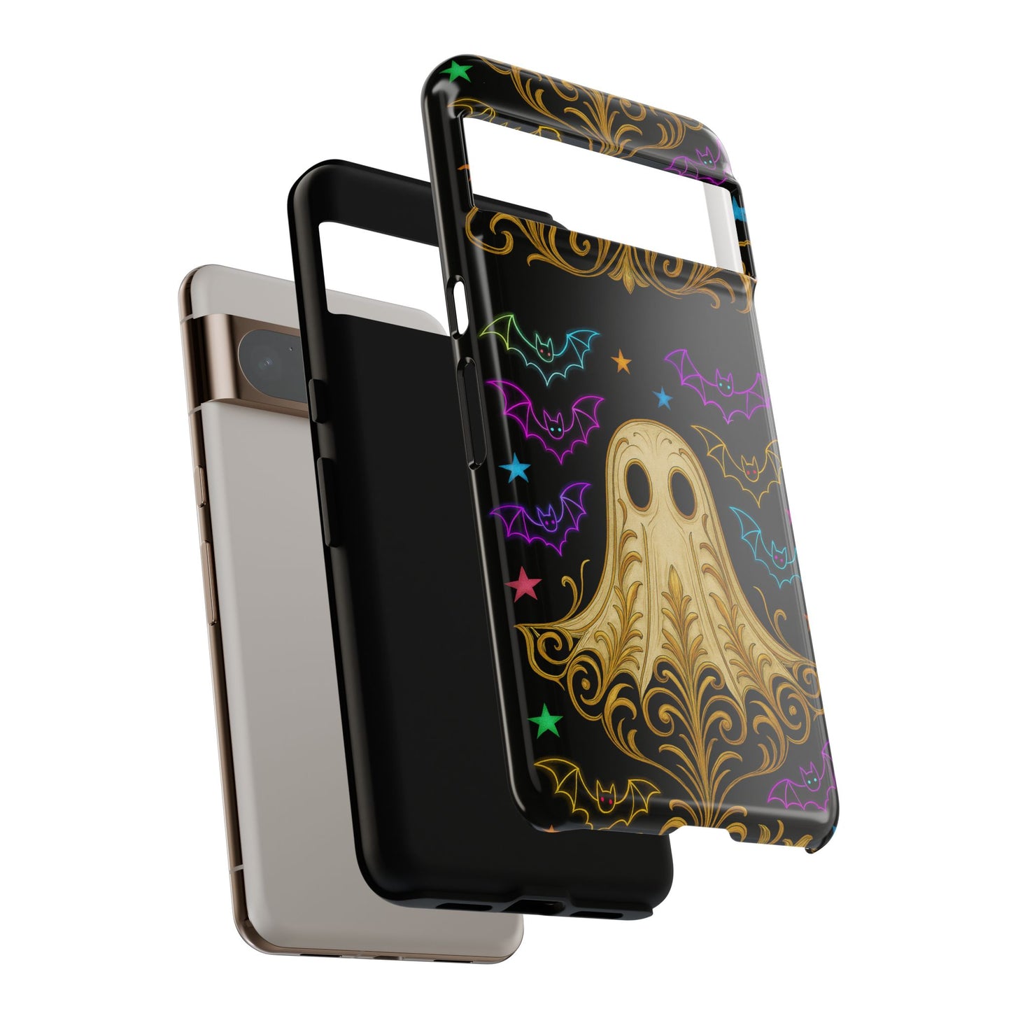 Ghost Phone Cases With Tiny Bats