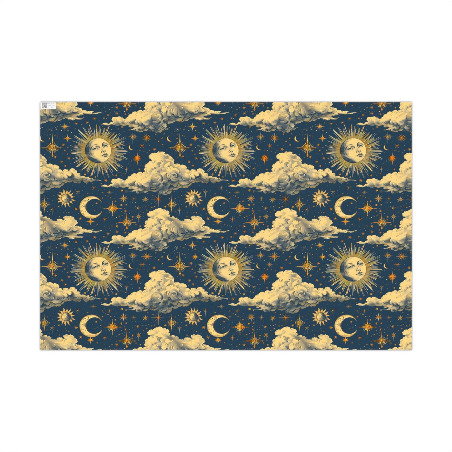 Celestial Gift Wrap Papers - Mythical Vintage Motif