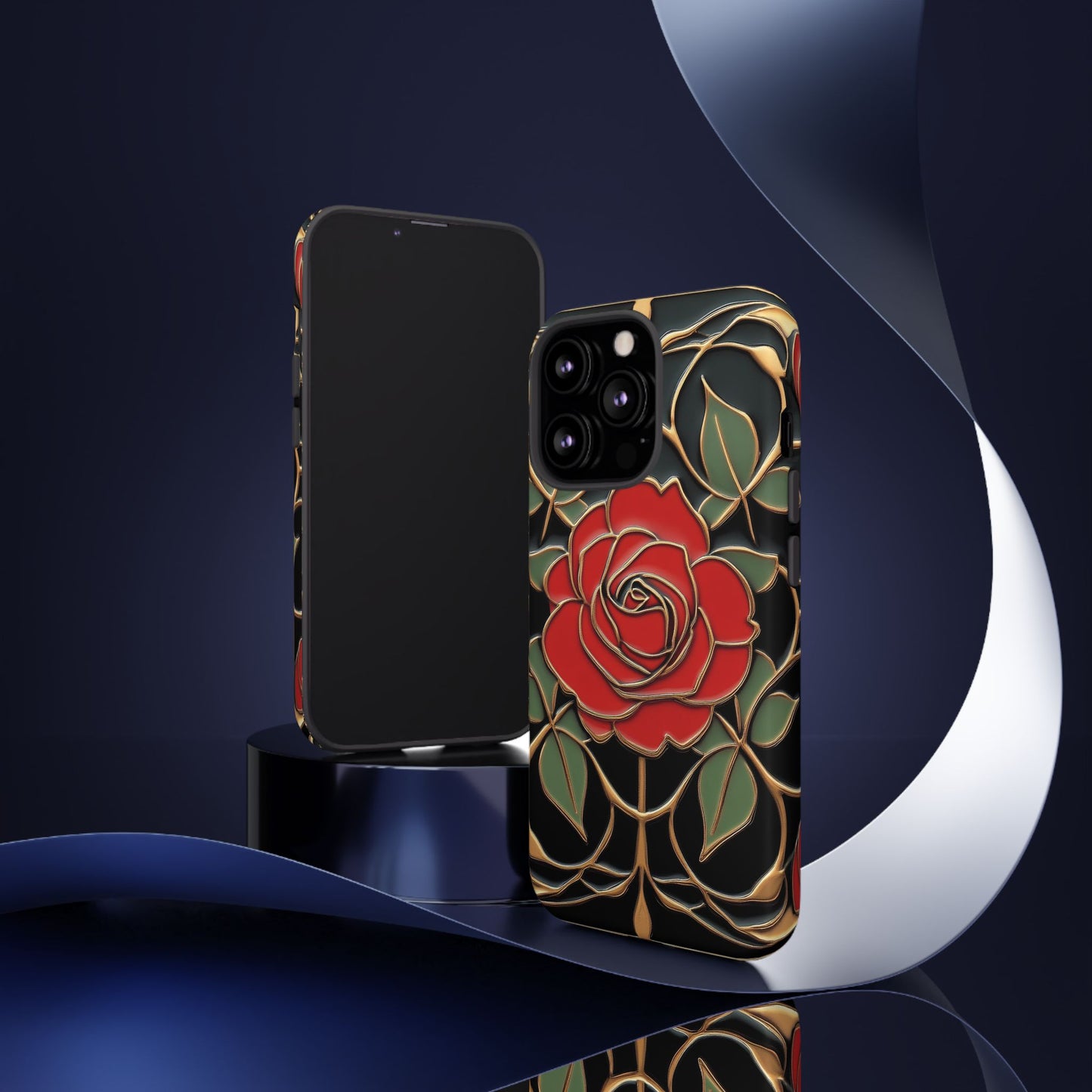 Phone Cases- Vintage Rose Art Nouveau Aesthetic