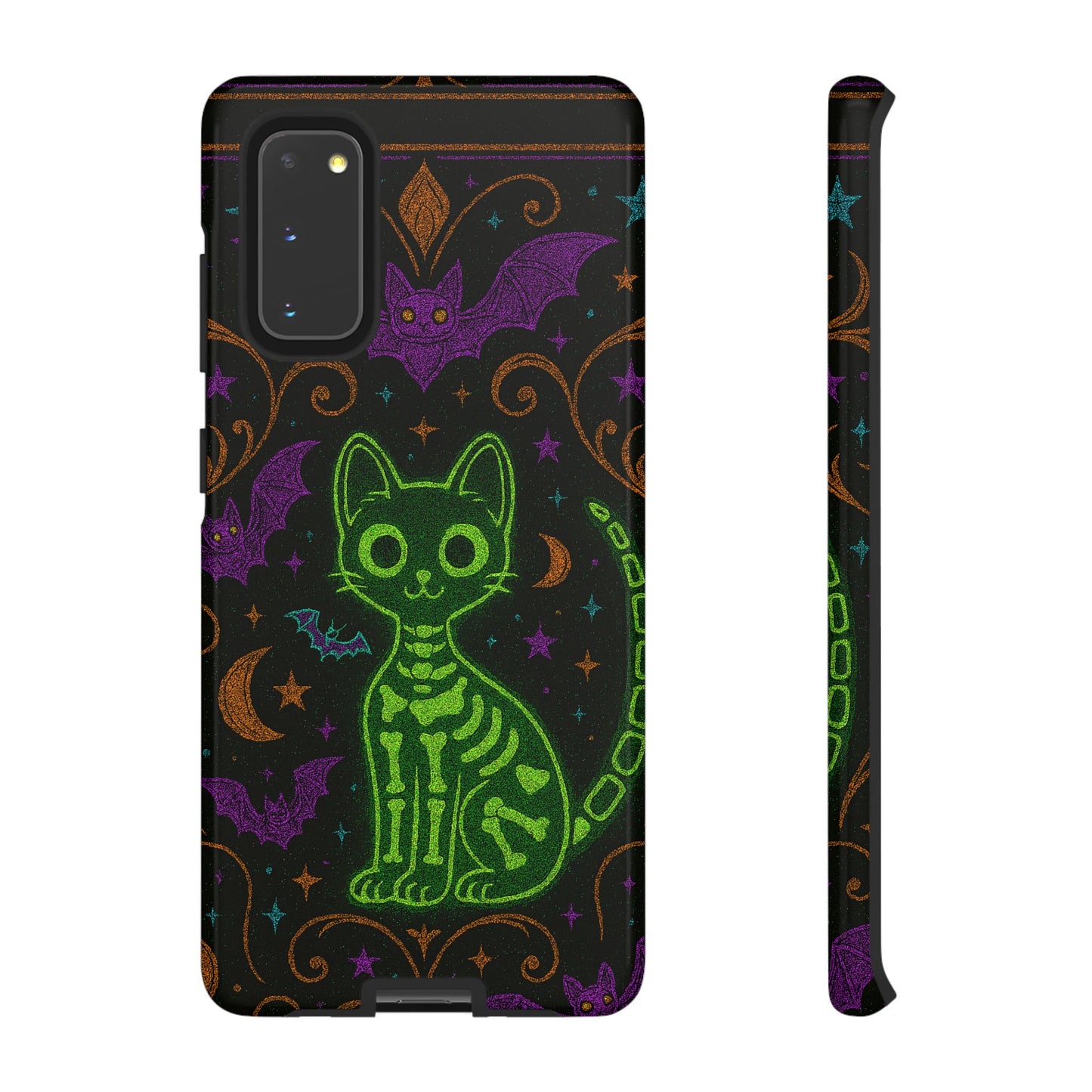 Skeleton Cat Phone Case