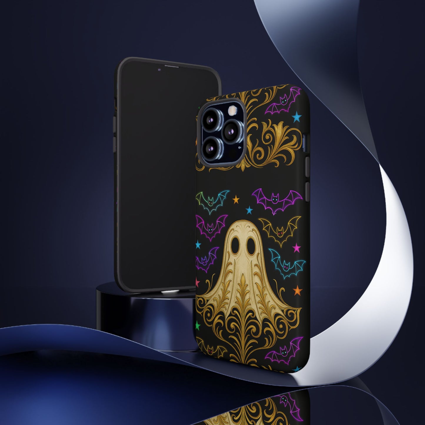 Ghost Phone Cases With Tiny Bats
