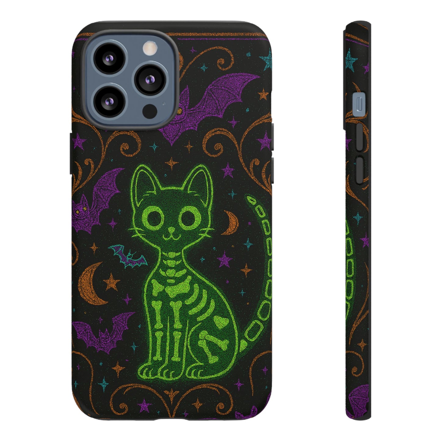 Skeleton Cat Phone Case