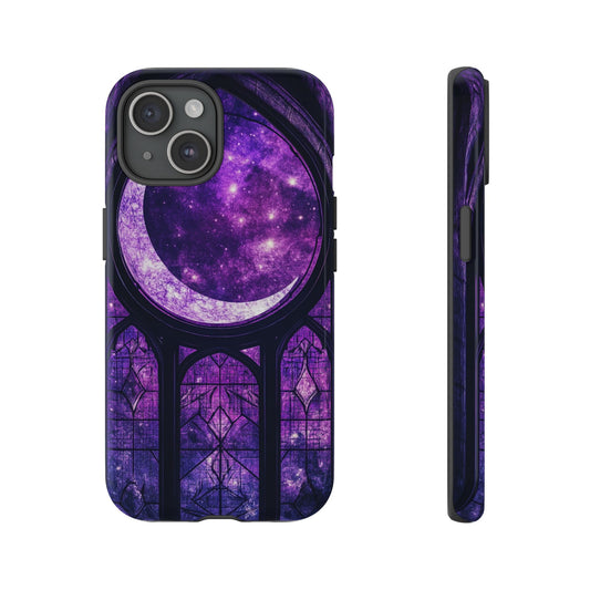 Purple Gothic Stained Glass Phone Cases