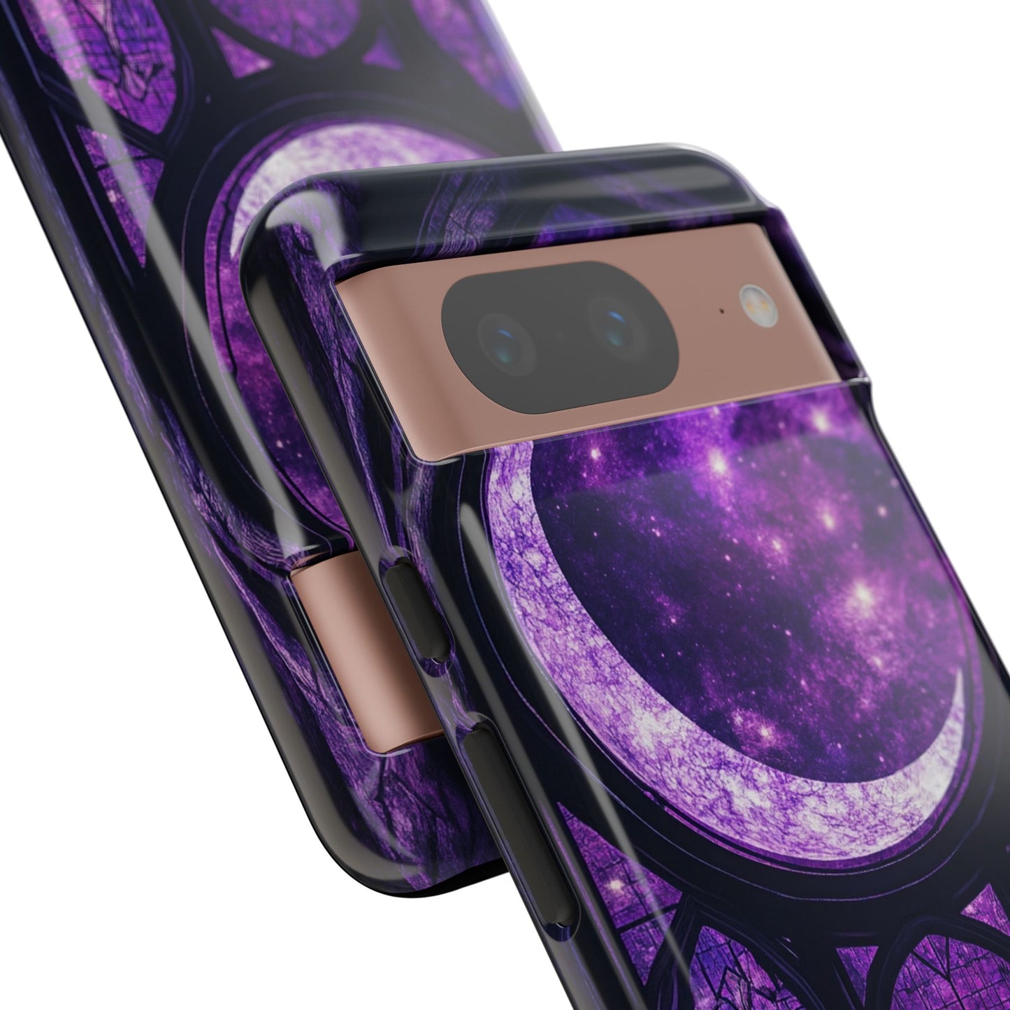 Purple Gothic Stained Glass Phone Cases