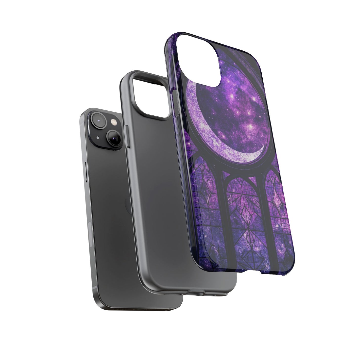 Purple Gothic Stained Glass Phone Cases