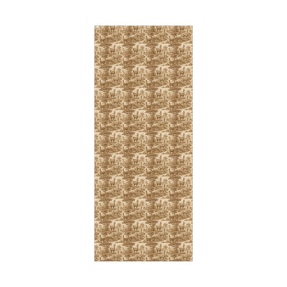 Toile De Joyu Gift Wrapping Paper With Llamas, Vintage Style Alpacas Present Wraps
