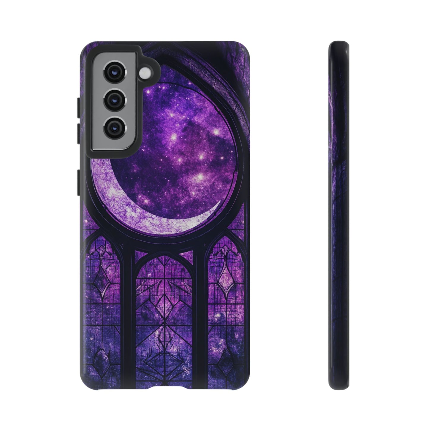 Purple Gothic Stained Glass Phone Cases