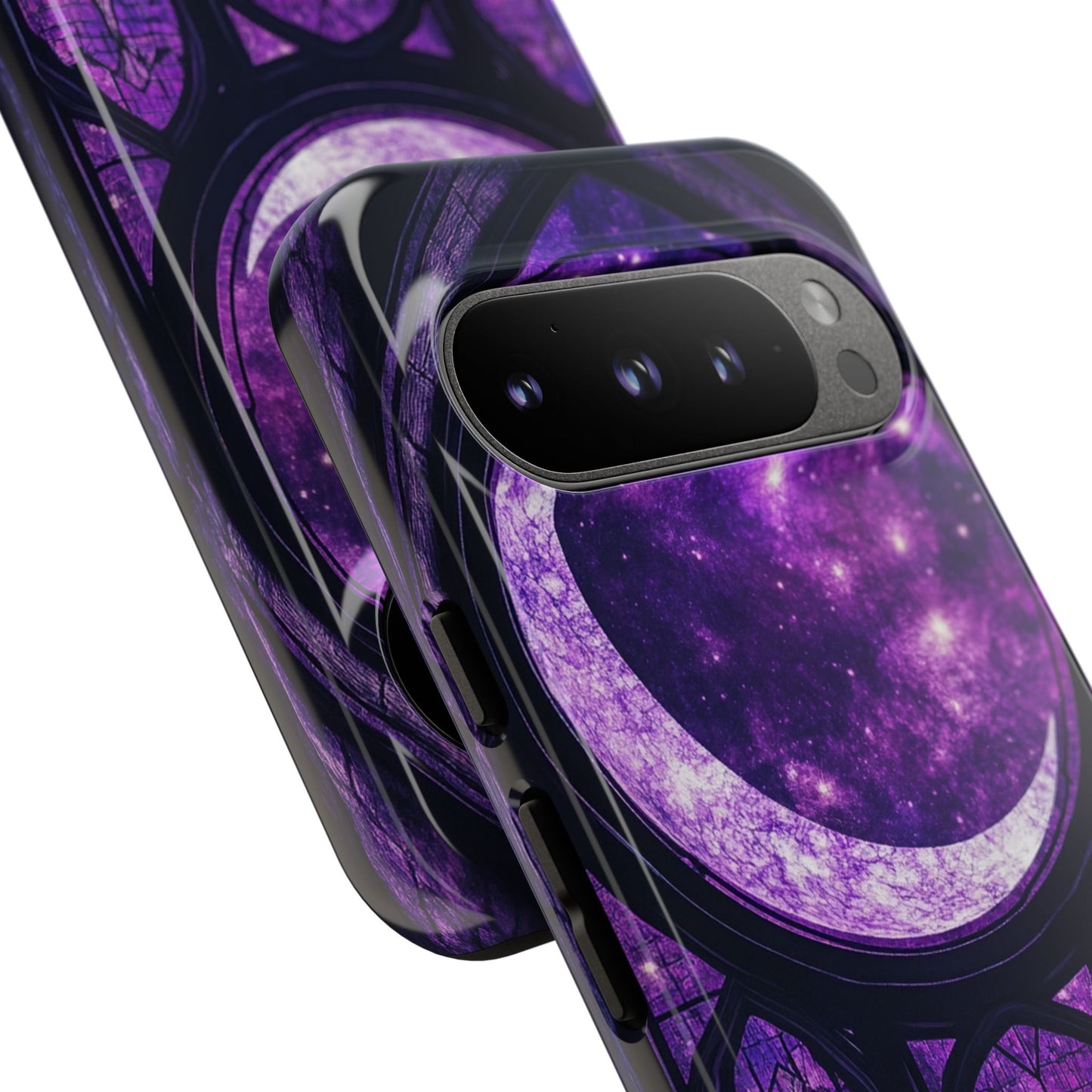 Purple Gothic Stained Glass Phone Cases