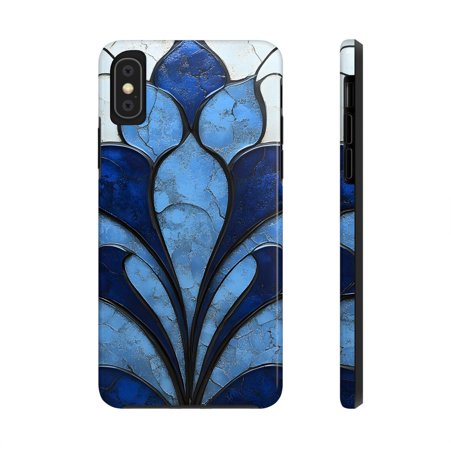 Blue Sapphire Art Deco Tough Phone Case
