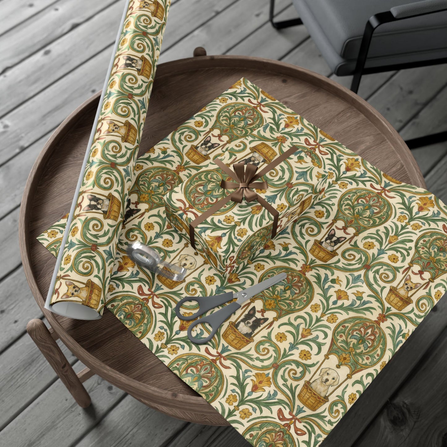 Dogs in Hot Air Balloons - Gift Wrapping Paper