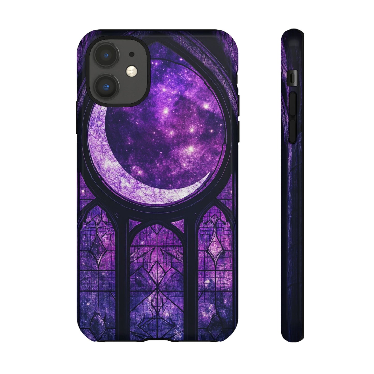 Purple Gothic Stained Glass Phone Cases