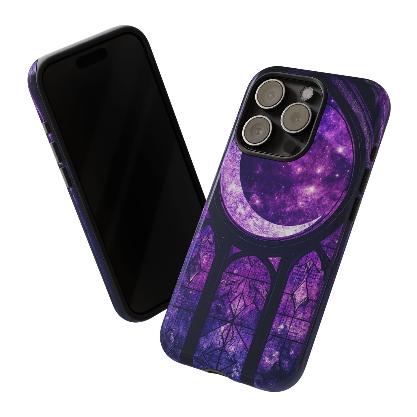 Purple Gothic Stained Glass Phone Cases